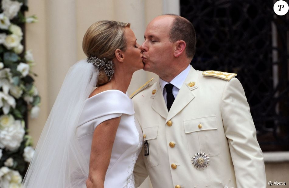 Mariage religieux d'Albert et Charlene de Monaco, à Monaco, le 2 juillet 2011. Photo by Carsten Rehder/DPA/ABACAPRESS.COM