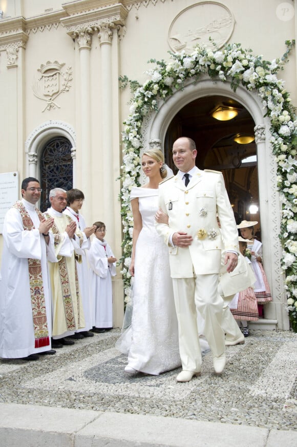 Mariage religieux d'Albert et Charlene de Monaco, à Monaco, le 2 juillet 2011. Photo by Charly Gallo/Palais Princier/ABACAPRESS.COM