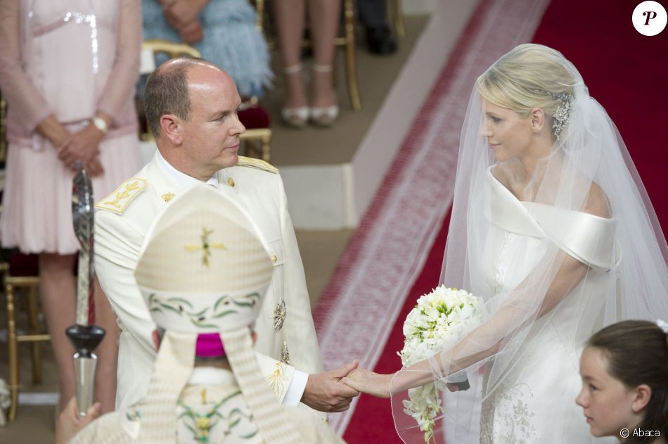 Mariage religieux d'Albert et Charlene de Monaco, à Monaco, le 2 juillet 2011. Photo by Gaetan Luci/Palais Princier/ABACAPRESS.COM