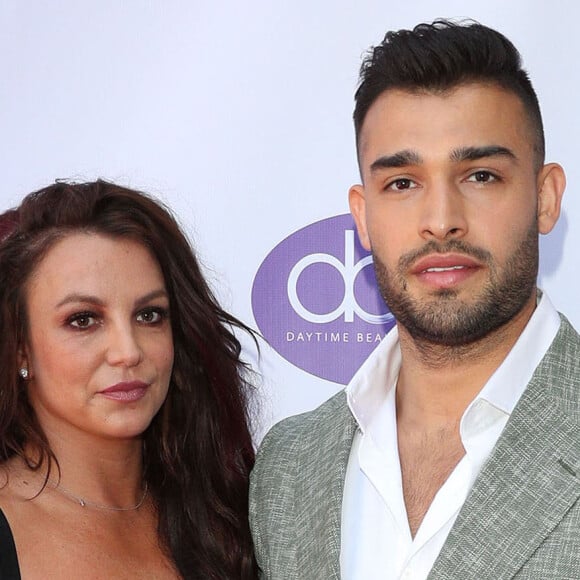 Britney Spears et son compagnon Sam Asghari - Arrivées des personnalités sur le tapis rouge " The Daytime Beauty Awards " à Los Angeles Le 20 septembre 2019