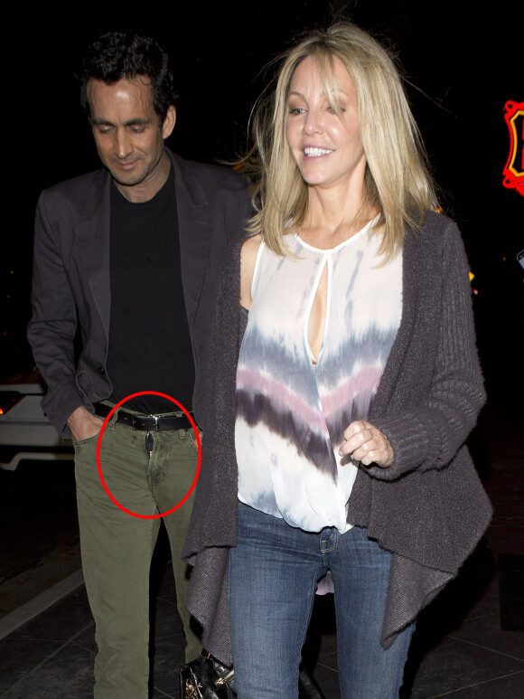 Heather Locklear est allee diner au restaurant RivaBella avec un mysterieux inconnu West Hollywood, le 16 avril 2013 