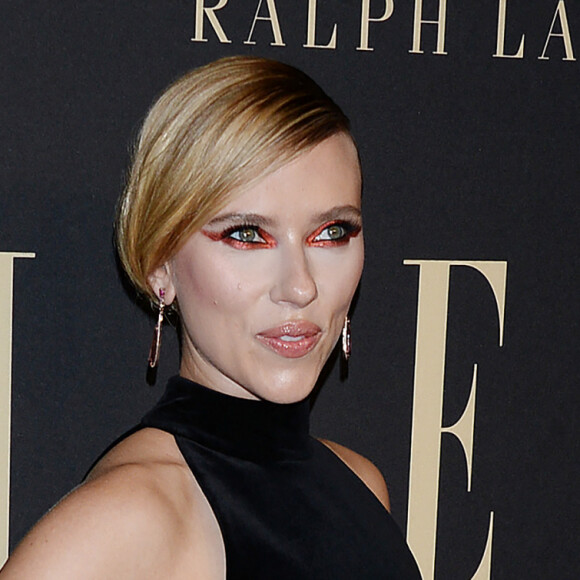 Scarlett Johansson lors de la soirée ELLE Women à l'hôtel Four Seasons à Beverly Hills, le 14 octobre 2019.