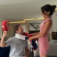 Romain Grosjean et Marion Jollès : le couple se chamaille... à cause de l'Euro