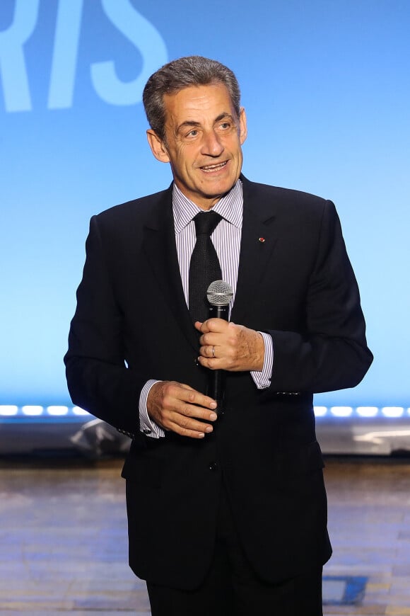 Nicolas Sarkozy à la Salle Gaveau à Paris le 9 mars 2020. © Alain Guizard - Tiziano da Silva / Bestimage