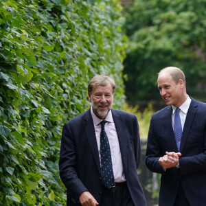 Le prince William et son frère le prince Harry - Inauguration de la statue hommage à Diana dans les jardins du palais de Kensington, le 1er juillet 2021, jour où la princesse de Galles aurait eu 60 ans.