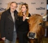 Mathieu Petit et sa compagne Mathilde Seigner - Avant-première du film "La Vache" au cinéma Pathé Wepler à Paris le 14 février 2016. © Coadic Guirec/Bestimage