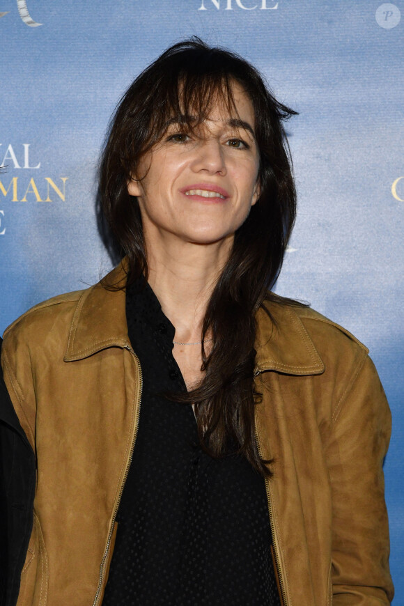 Charlotte Gainsbourg durant la soirée d'ouverture de la 1ere éditon du Festival Ciné Roman à Nice le 23 octobre 2019. © Bruno Bebert/Bestimage