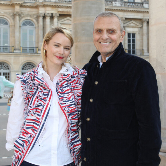 Jean-Charles De Castelbajac et son épouse Pauline De Drouas assistent à la soirée de remise des prix de l'Andam Fashion Awards aux jardins du Palais Royal, à Paris. © Denis Guignebourg / Bestimage