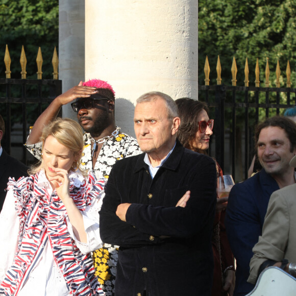 Jean-Charles De Castelbajac et son épouse Pauline De Drouas assistent à la soirée de remise des prix de l'Andam Fashion Awards 2021 aux jardins du Palais Royal, à Paris. © Denis Guignebourg / Bestimage
