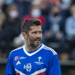 Bixente Lizarazu lors du match d'inauguration du stade Charles de Gaulle à Colombey-les-Deux-Églises entre le Variétés Club de France et le club local le 6 juin 2021. Ce match contre le FC Colombey a été joué au profit de la Fondation Anne-de-Gaulle © Pierre Perusseau / Bestimage