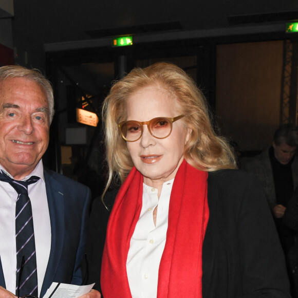 Exclusif - Michel Habert et Sylvie Vartan - People au concert de Dave à Bobino à Paris le 18 novembre 2019. © Coadic Guirec/Bestimage