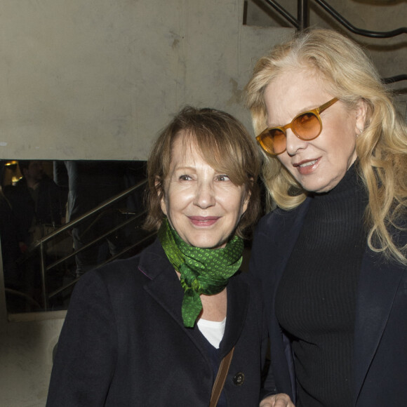 Nathalie Baye et Sylvie Vartan - Soirée en l'honneur de Danielle Darrieux lors de la projection du film "Occupe-toi d'Amélie" de Claude Autant-Lara au Max Linder Panorama à Paris le 9 avril 2018. © Pierre Perusseau/Bestimage