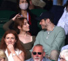 Phoebe Dynevor et Pete Davidson au tournoi de Wimbledon le 3 juillet 2021.