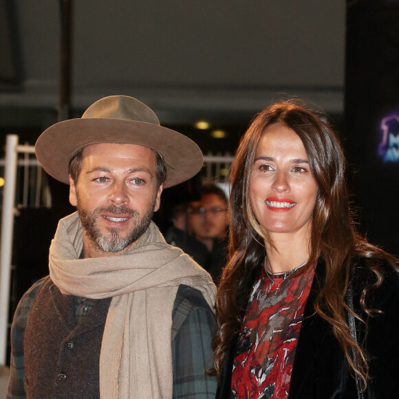 Christophe Maé et sa femme Nadège à la 18ème cérémonie des "NRJ Music Awards" au Palais des Festivals à Cannes, le 12 novembre 2016. © Dominique Jacovides/Bestimage 