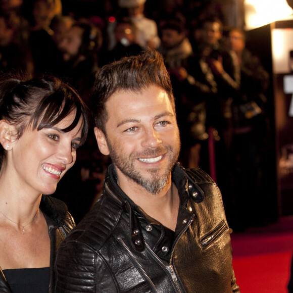 Christophe Mae et sa femme Nadege Sarron - 15eme edition des NRJ Music Awards a Cannes. Le 14 decembre 2013 