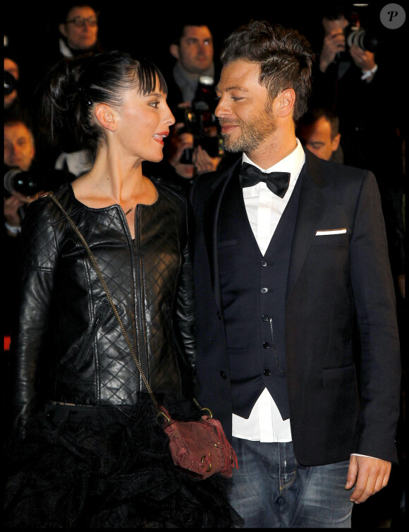 Christophe Maé et sa femme Nadège Sarron - NRJ Music Awards au Palais des festivals 2011 © Guillaume Gaffiot /Bestimage