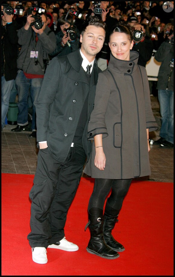 Christophe Maé et sa femme Nadège - Archives 10ème NRJ Music Awards au Palais des Festivals