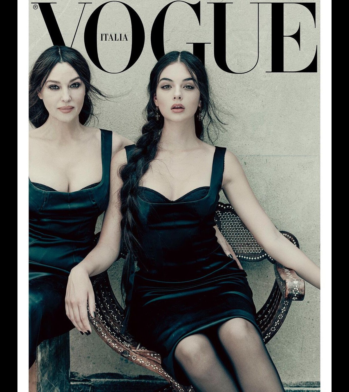 Photo Monica Bellucci Et Sa Fille Deva Cassel En Une De Vogue Italia Purepeople 1362