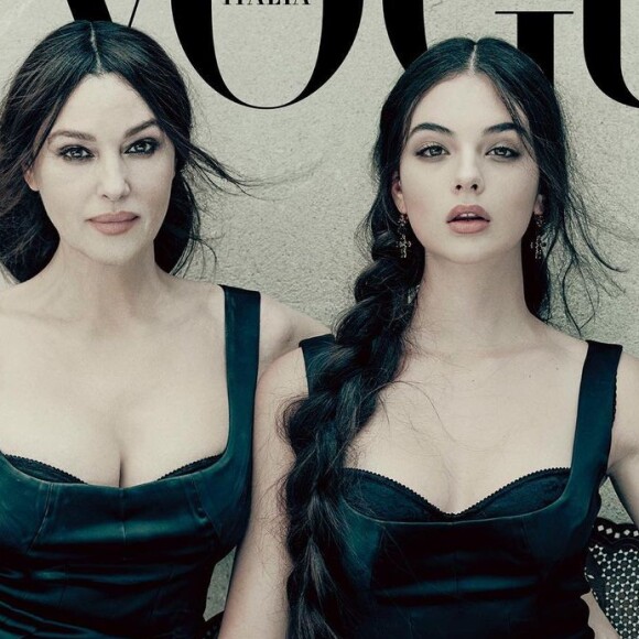 Monica Bellucci et sa fille Deva Cassel en Une de Vogue Italia.