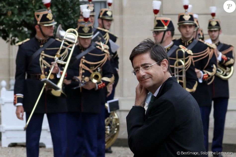 Nicolas Dufourcq, PDG de la BPI arrive pour un dîner d'Etat avec le président français et italien, au palais de l'Elysée, Paris, le 5 juillet 2021. © Stéphane Lemouton / Bestimage