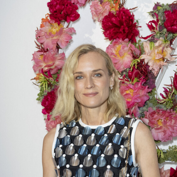 Diane Kruger au dîner de lancement des Parfums Louis Vuitton ("Stellar Times", "Cosmetic Cloud", "Dancing Blossom", "Rhapsody" et "Symphony") à la Fondation Louis Vuitton. Paris, France, le 5 juillet 2021. © Olivier Borde/Bestimage