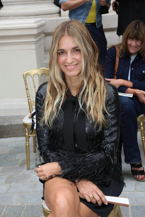 Joana Preiss assiste au défilé Chanel, collection Haute Couture automne-hiver 2021-2022, au Palais Galliera. Paris, le 6 juillet 2021.