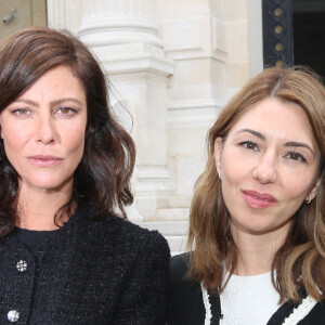 Anna Mouglalis et Sofia Coppola assistent au défilé Chanel, collection Haute Couture automne-hiver 2021-2022, au Palais Galliera. Paris, le 6 juillet 2021.