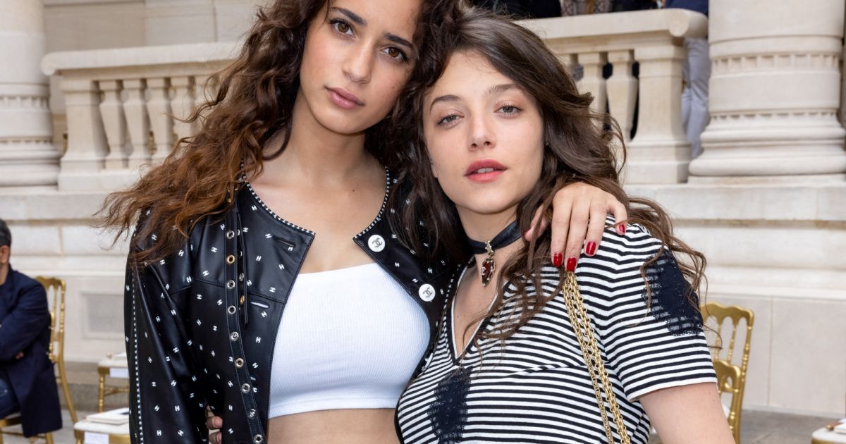Iman Pérez et Zoé Adjani au défilé Chanel, collection ...