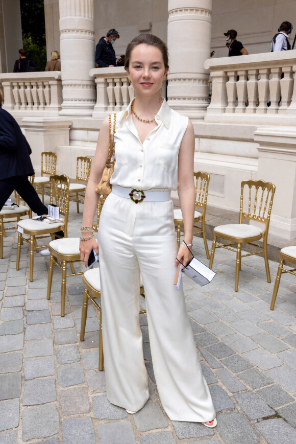 La princesse Alexandra de Hanovre au défilé Chanel, collection Haute Couture automne-hiver 2021-2022, au Palais Galliera. Paris, le 6 juillet 2021. ©Olivier Borde / BestImage