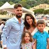 Olivier Giroud : Sortie en famille avec Jennifer et les enfants à Monaco