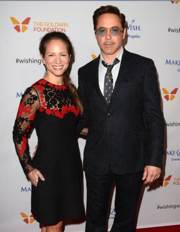 Susan Downey, Robert Downey Jr. lors du 4ème Gala annuel ''Wishing Well Winter'' à Los Angeles, le 7 décembre 2016.