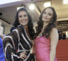 Cécile ("Mariés au premier regard") et sa fille Anissa - Montée des marches du film " Stillwater " lors du 74ème Festival International du Film de Cannes. 