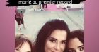 Cécile ("Mariés au premier regard) et sa fille Anissa rencontrent une fan à Cannes. Juillet 2021