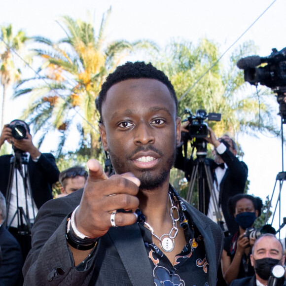 Dadju - Montée des marches du film " Benedetta " lors du 74ème Festival International du Film de Cannes. Le 9 juillet 2021 © Borde-Jacovides-Moreau / Bestimage 