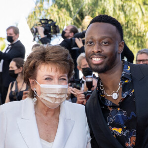 Roselyne Bachelot, ministre de la culture, Dadju - Montée des marches du film " Benedetta " lors du 74ème Festival International du Film de Cannes. Le 9 juillet 2021 © Borde-Jacovides-Moreau / Bestimage 