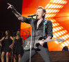 Exclusif - Johnny Hallyday en concert au POPB de Bercy et au Theatre de Paris a Paris - Jour 2 de la tournee "Born Rocker Tour".