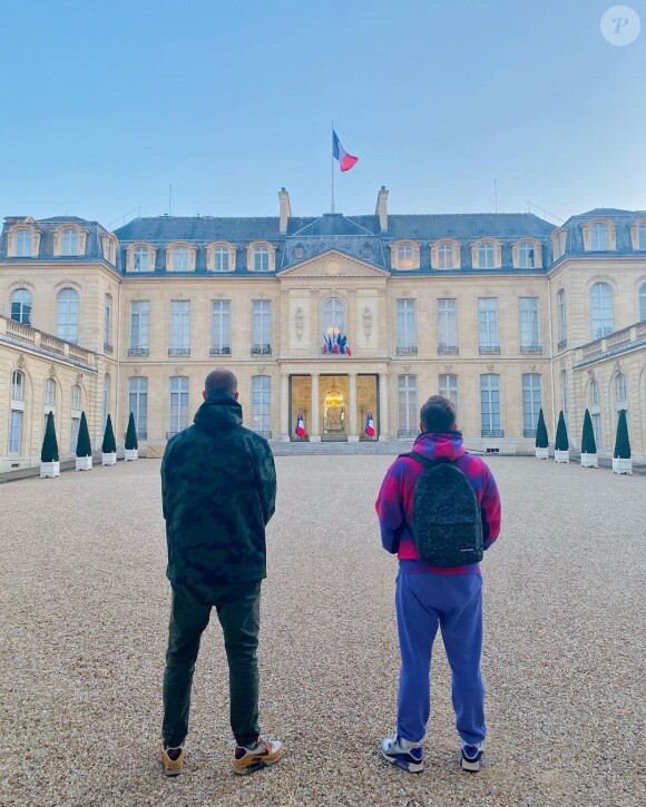 McFly et Carlito à l'Elysée, le 18 mai 2021.