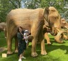 La princesse Eugenie et son fils August sur Instagram, à Green Park, à Londres.