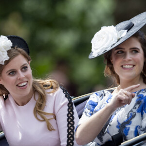 La princesse Eugenie d'York, la princesse Beatrice d'York - La parade Trooping the Colour 2019, célébrant le 93ème anniversaire de la reine Elisabeth II, au palais de Buckingham, Londres, le 8 juin 2019.