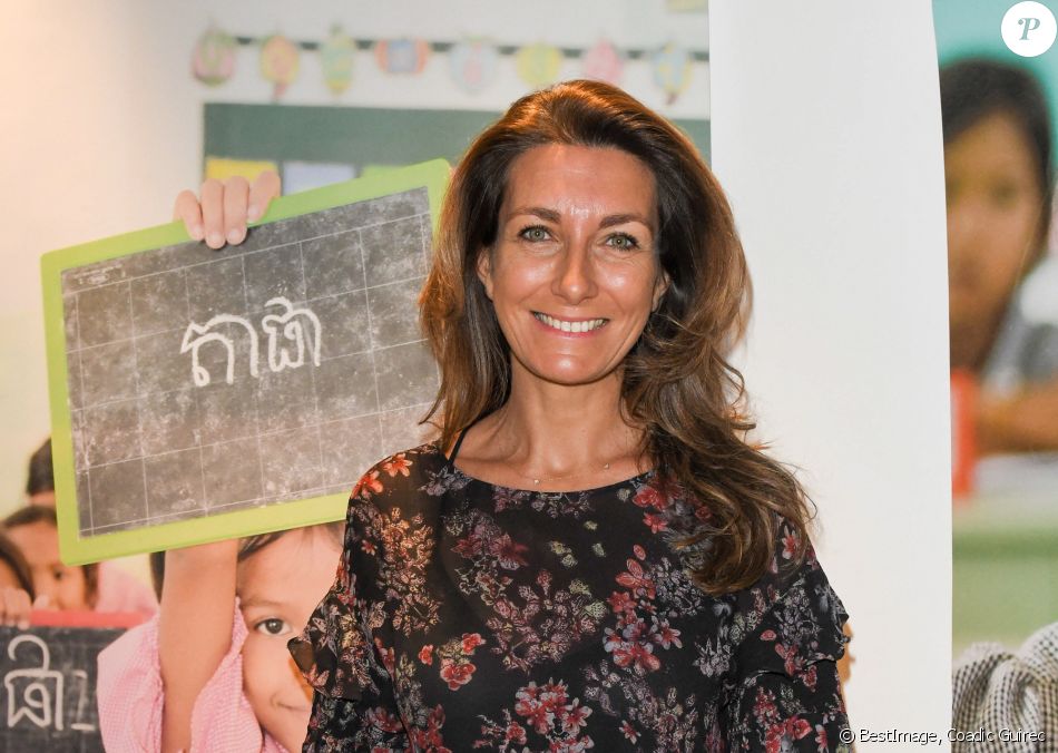 Anne-Claire Coudray lors de la clôture de l'opération "Levons le doigt pour l'éducation des filles" chez We Are à Paris le 30 janvier 2020. © Coadic Guirec / Bestimage
