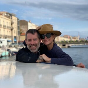 Laeticia Hallyday et Jalil Lespert visitent Sète. Instagram. Le 14 juillet 2021.