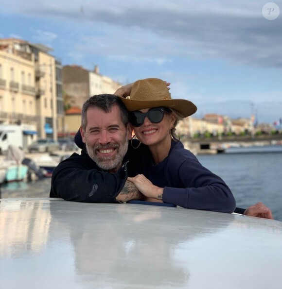 Laeticia Hallyday et Jalil Lespert visitent Sète. Instagram. Le 14 juillet 2021.