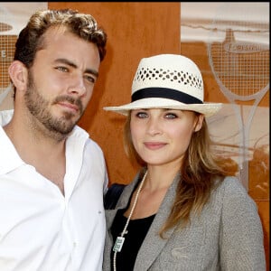 Mélanie Maudran et Thierry Ascione - People au 6e jour de Roland Garros en 2010