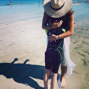 Faustine Bollaert et sa fille Abbie sur Instagram. Le 18 juillet 2021.