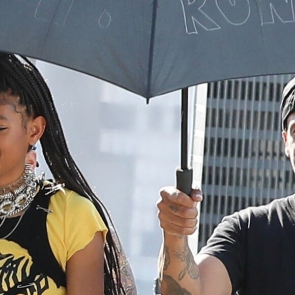 Exclusif - Avril Lavigne tourne un clip avec Willow Smith pour leur duo à Los Angeles le 15 juin 2021.