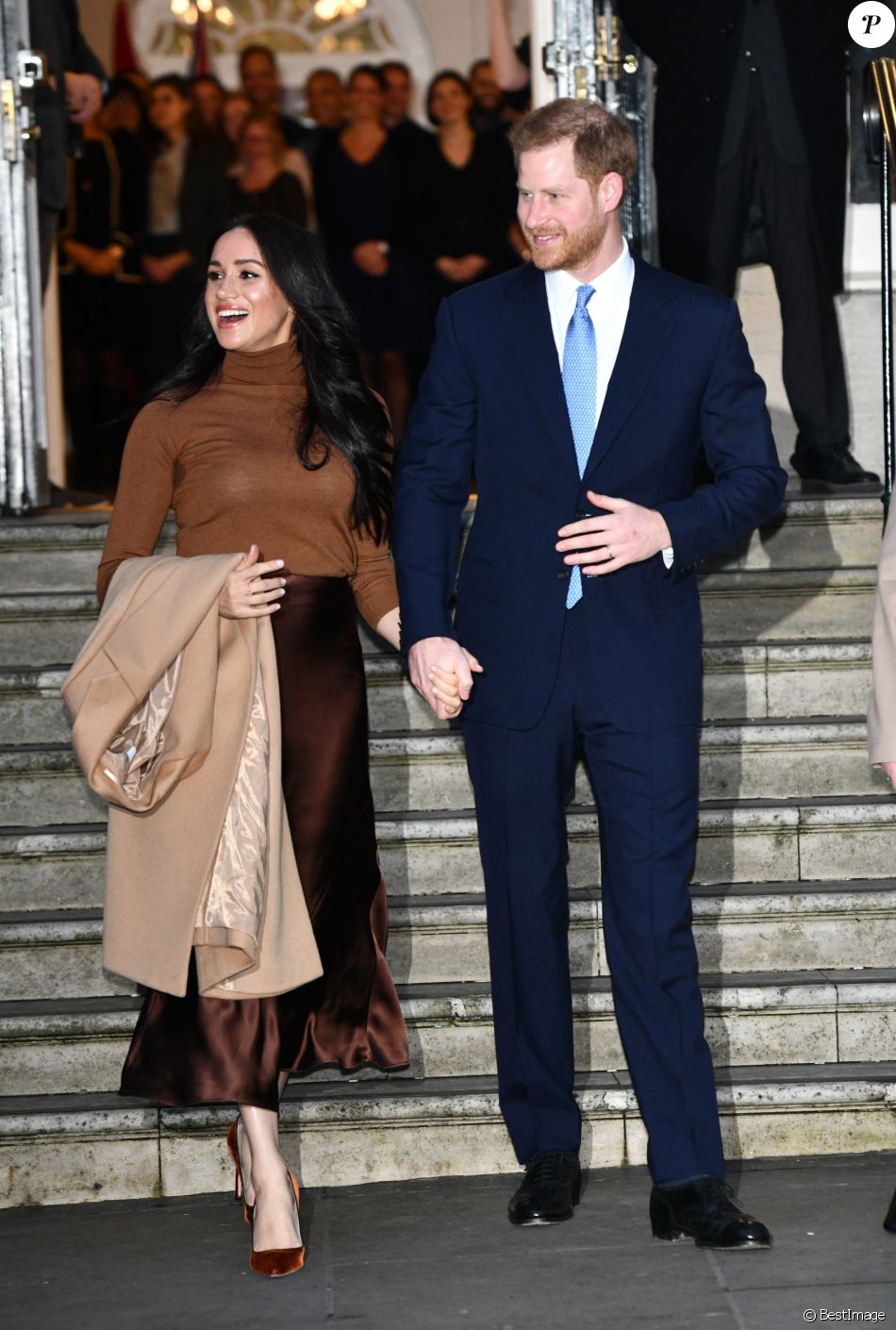 Meghan Markle, duchesse de Sussex, et le prince Harry, duc de Sussex, ont honoré leur premier engagement de l'année, en se rendant à la Canada House à Londres. Le 7 janvier 2020