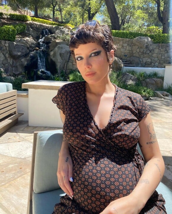 La chanteuse américaine Halsey, enceinte de son premier enfant, sur Instagram.
