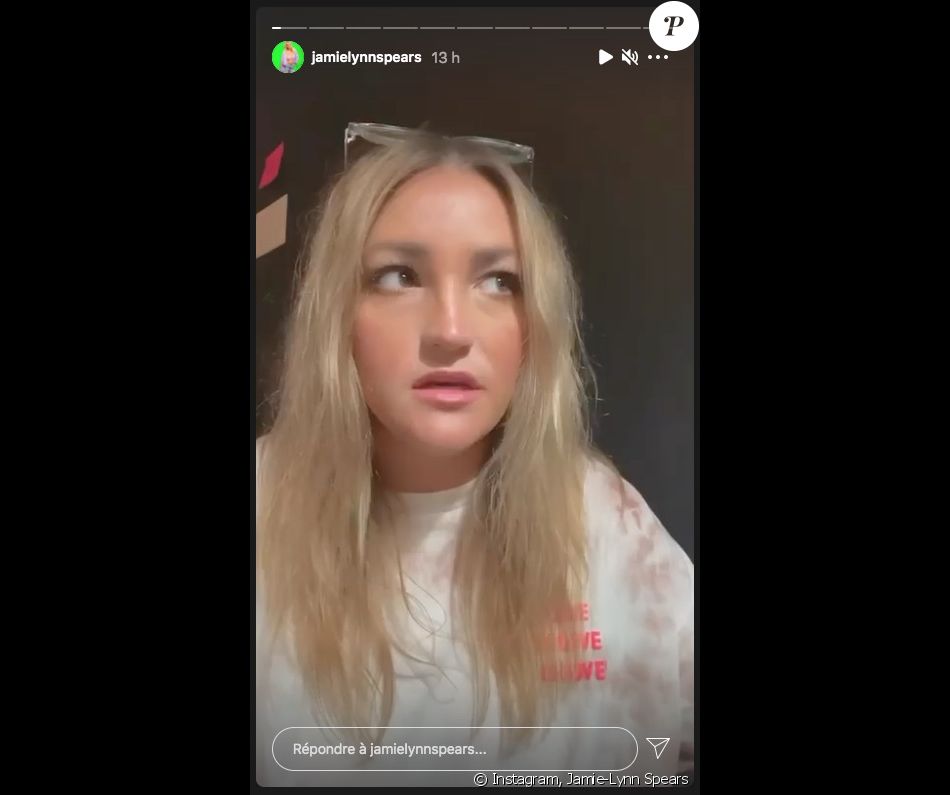 Jamie Lynn Spears prend la parole sur Instagram. Le 28 juin 2021.