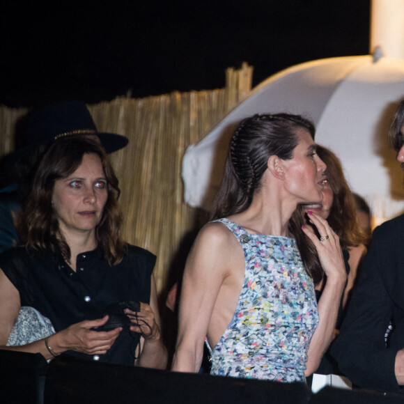 Charlotte Casiraghi et son mari Dimitri Rassam - Les célébrités arrivent à la soirée Chanel lors du 74ème Festival International du Film de Cannes