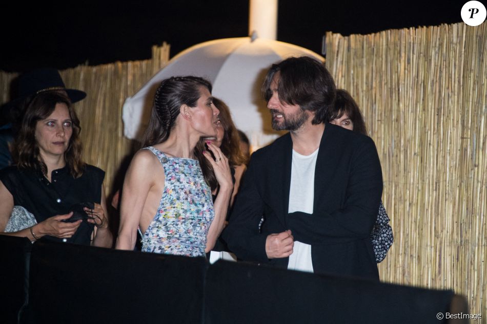 Charlotte Casiraghi et son mari Dimitri Rassam - Les célébrités arrivent à la soirée Chanel lors du 74ème Festival International du Film de Cannes